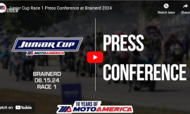Video: Junior Cup Race One Press Conference From Brainerd International Raceway